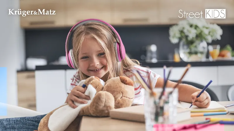 Casti Audio Bluetooth Street Kids Kruger Matz