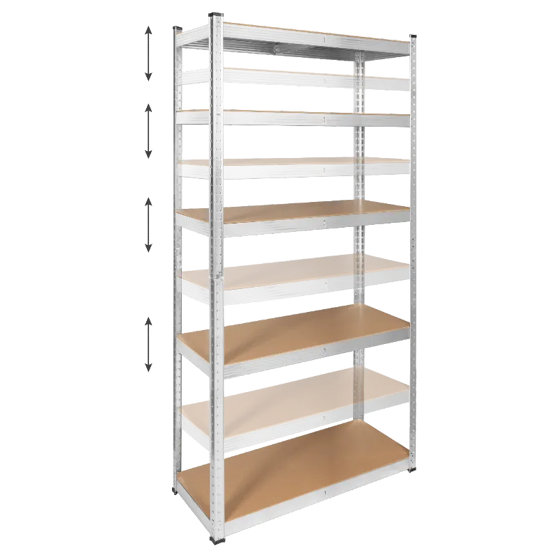 Raft Metalic 5 Polite 750KG MDF 180X90X40 Rosu Rebel