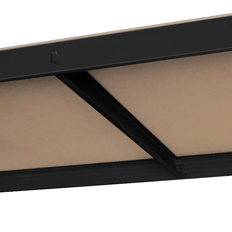 Raft Metalic 5 Polite 750KG MDF 180X90X40 Negru Rebel