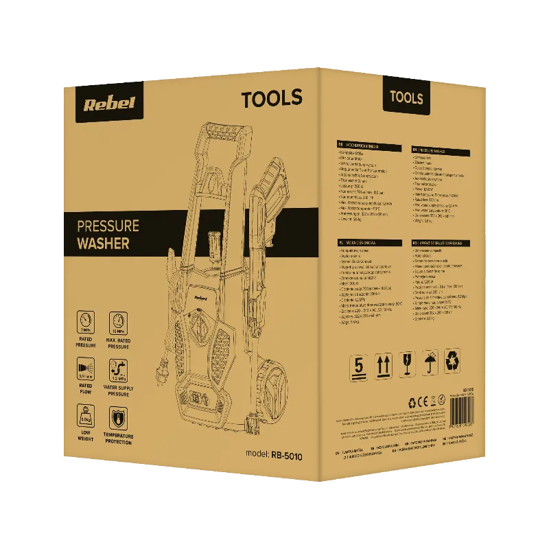 Aparat de Spalat cu Presiune 1200W Rebel