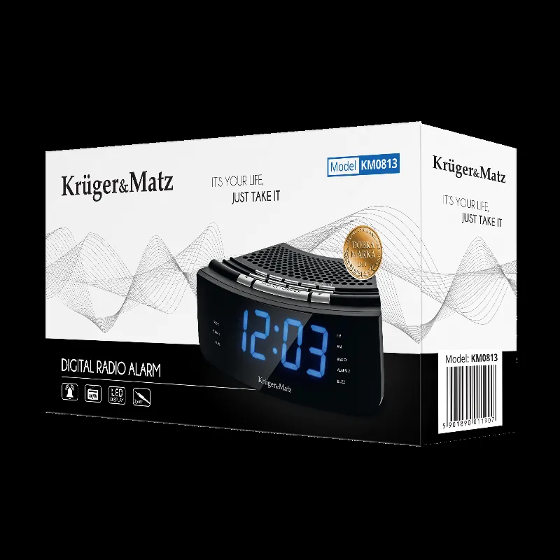 Radio cu Ceas Dual Alarm Kruger Matz