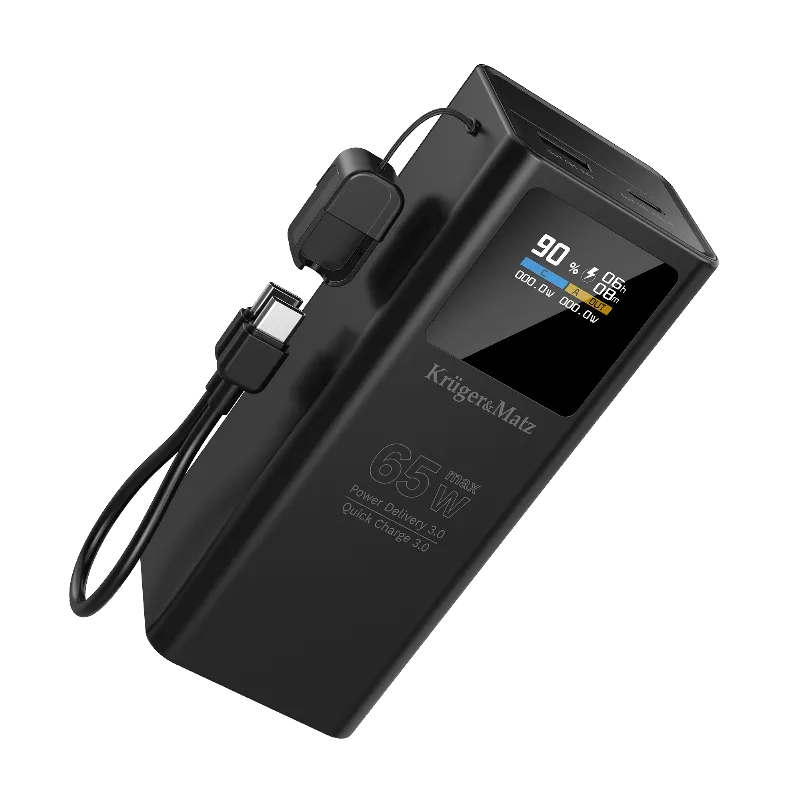 Power Bank 20000 MAH Li-Ion 65W QC PD Kruger Matz