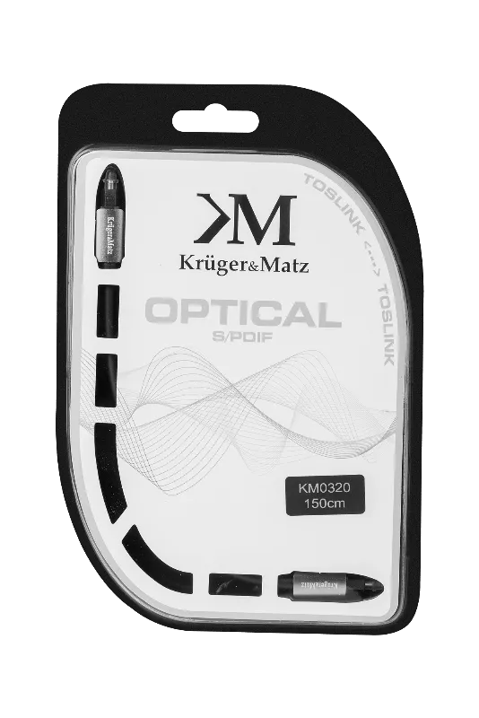Cablu Optic Toslink-Toslink 1.5M Kruger Matz