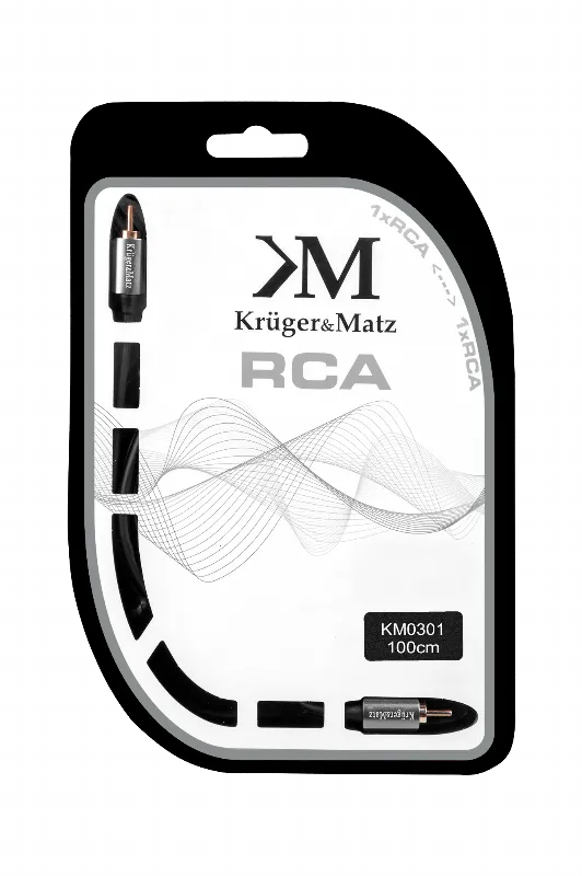 Cablu 1RCA-1RCA 1.0M Kruger Matz