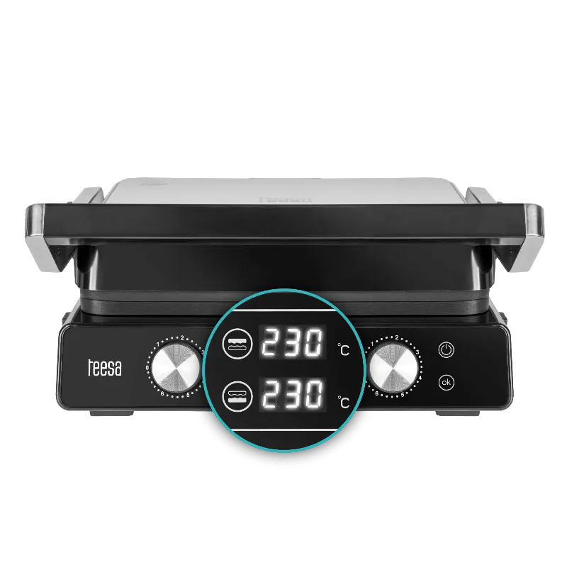 Grill Electric Panini Sandwich 2000W Teesa