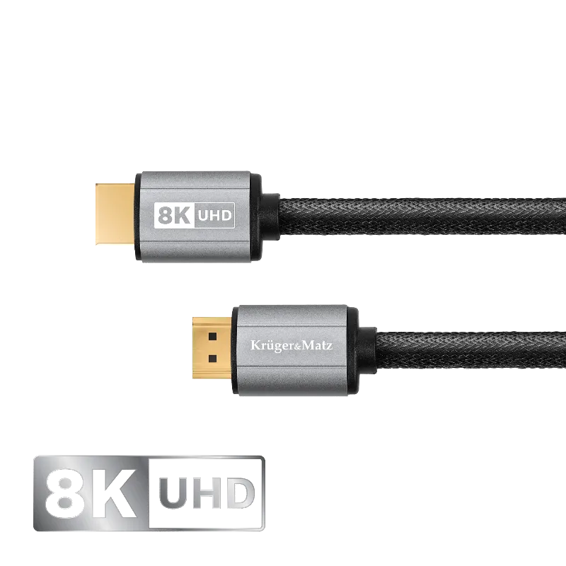 Cablu HDMI - HDMI 8K V 2.1 0.9M Kruger Matz