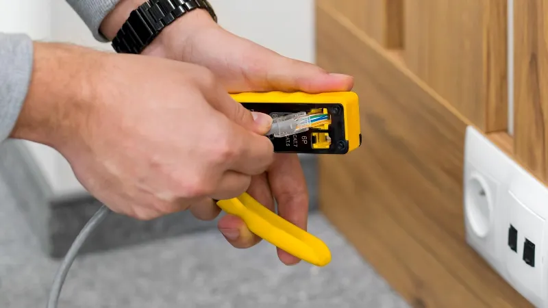 Cleste Sertizare RJ45 RJ12 Pass-Through Rebel