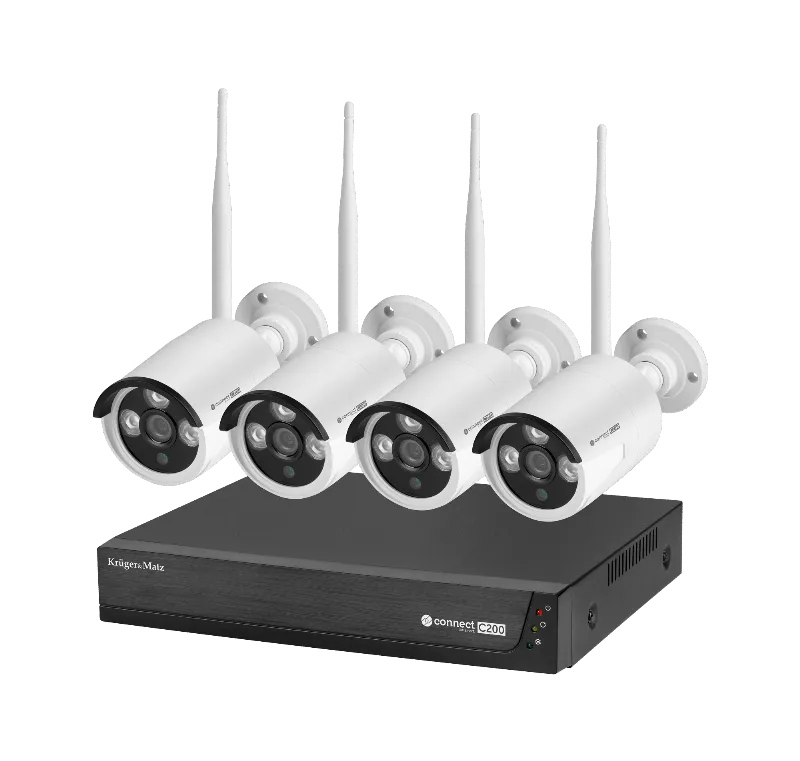 Set NVR Supraveghere Video Wifi 4 Camere Tuya Wi-Fi 6