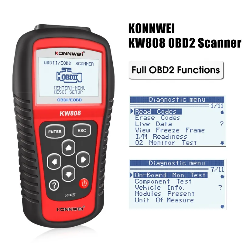 Multimetru Diagnoza Auto OBD2 KW808 Konnwei