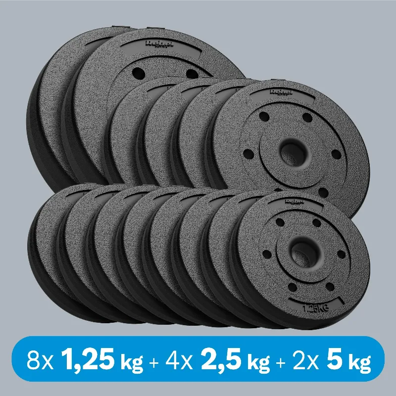 Disc Greutate Compozit Set 14BUC 30KG Rebel Active