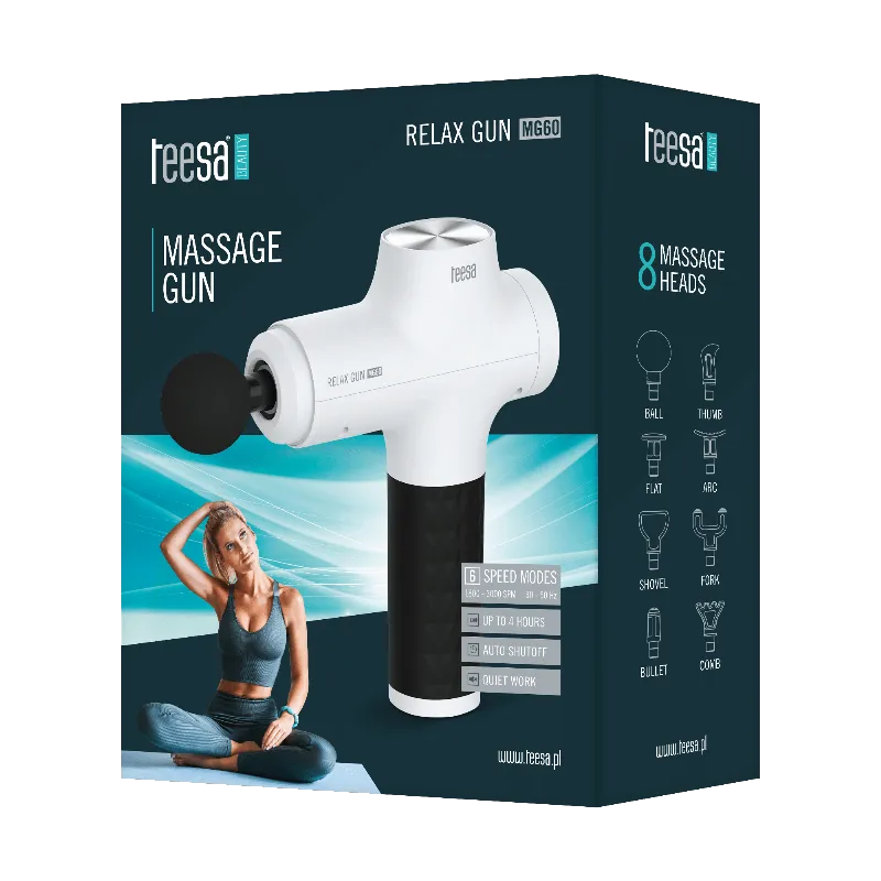 Aparat Masaj Tip Pistol Relax Gun MG60 Alb Teesa