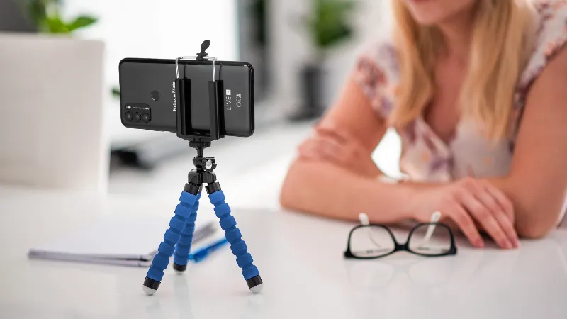 Trepied Telefon Camera Albastru Kruger Matz