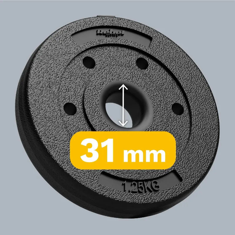 Disc Greutate Compozit Set 4 X 1.25 KG  Rebel Active