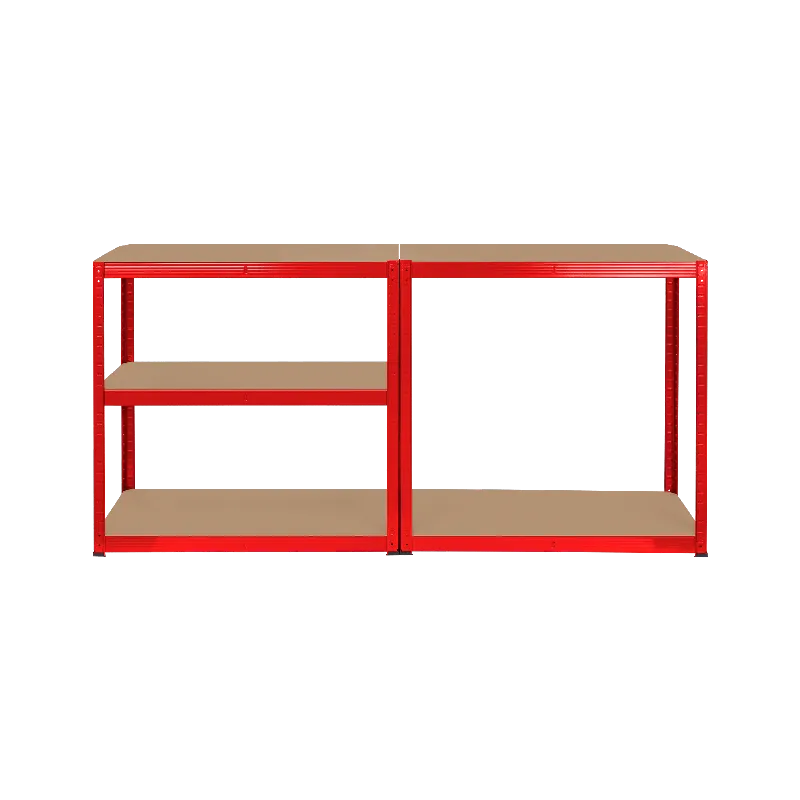 Raft Metalic 5 Polite 750KG MDF 180X90X40 Rosu Rebel