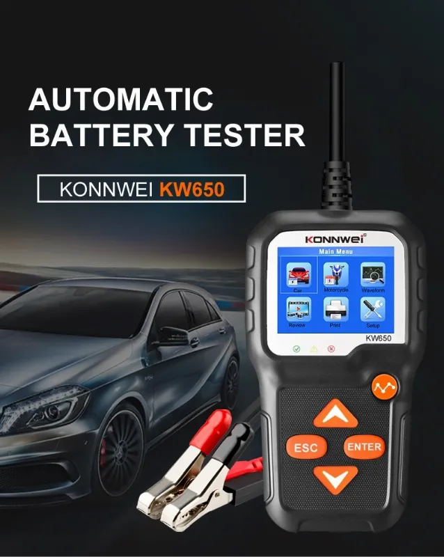 Tester Baterii KW650 Konnwei