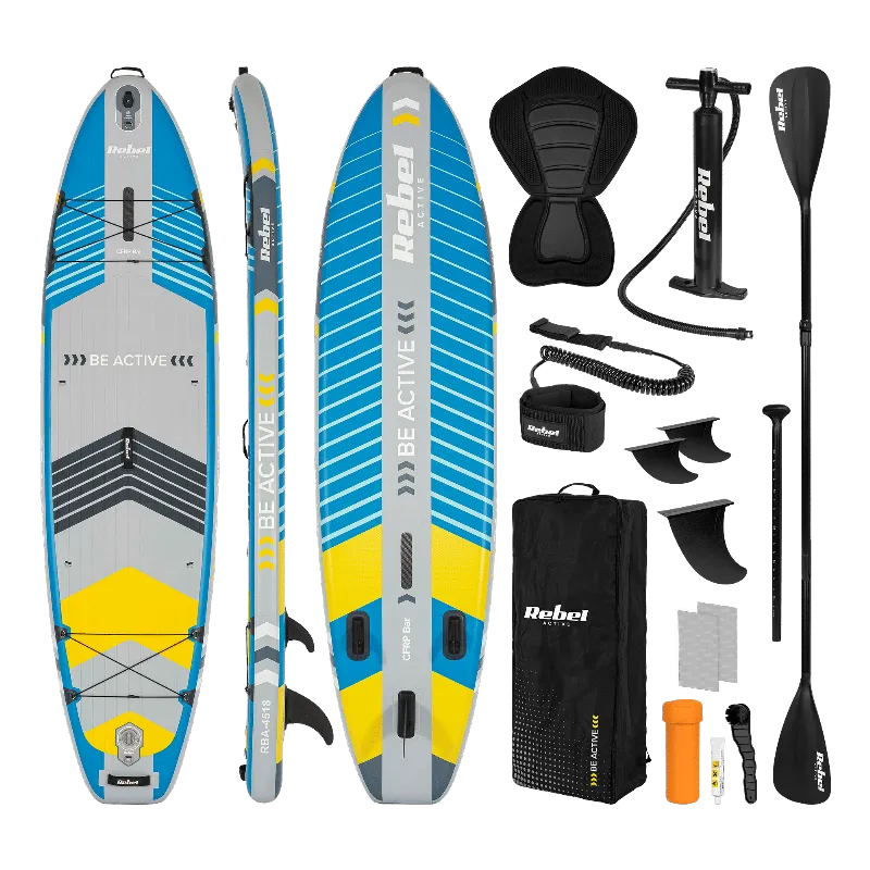 Set Placa Gonflabila Stand Up Paddle Sup Pro Rebel Acti