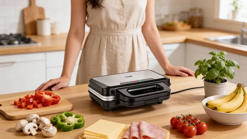Sandwich Maker Ceramic XXL 900W Teesa