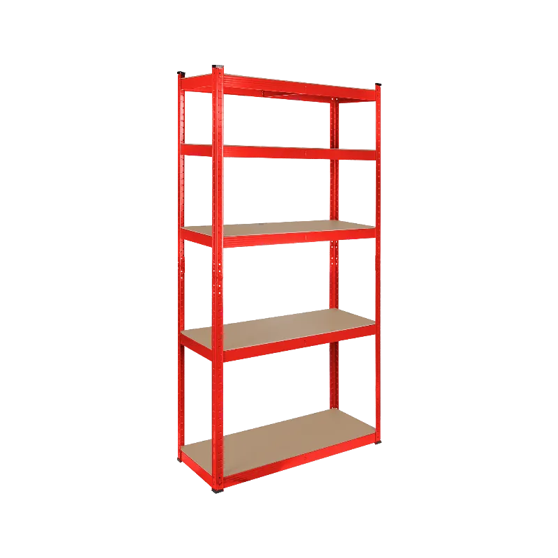 Raft Metalic 5 Polite 750KG MDF 180X90X40 Rosu Rebel
