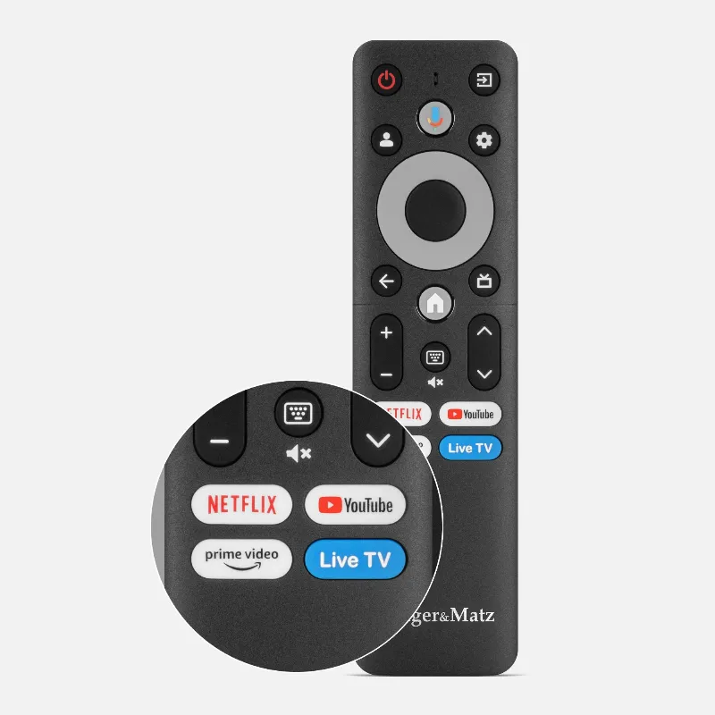 Google Smart TV 5.0 43 Inch 108CM H265 Kruger