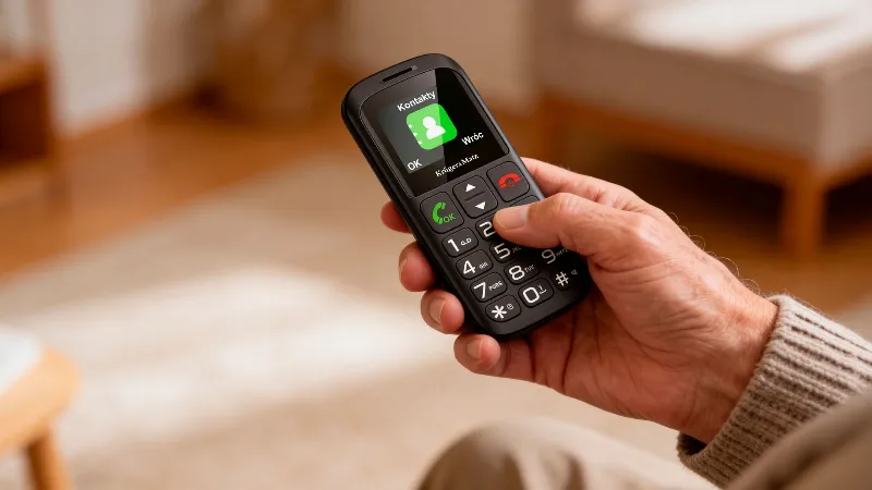 Telefon GSM Seniori Buton SOS Kruger Matz