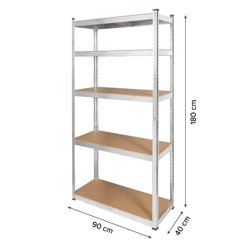 Raft Metalic 5 Polite MDF 180X90X40 Rebel