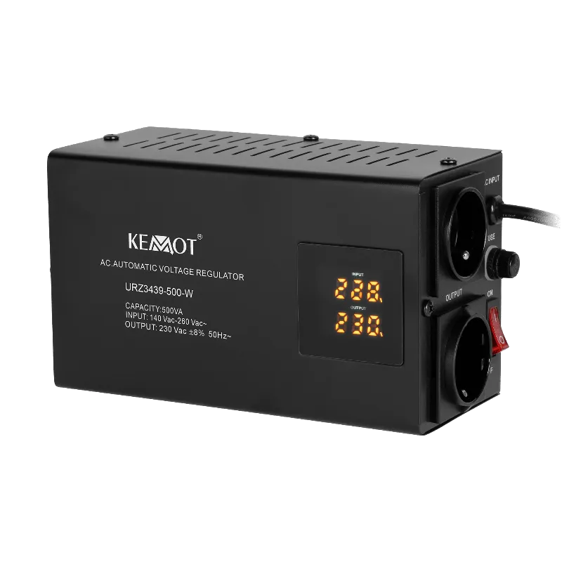 Stabilizator Tensiune Automat 500VA Perete Kemot