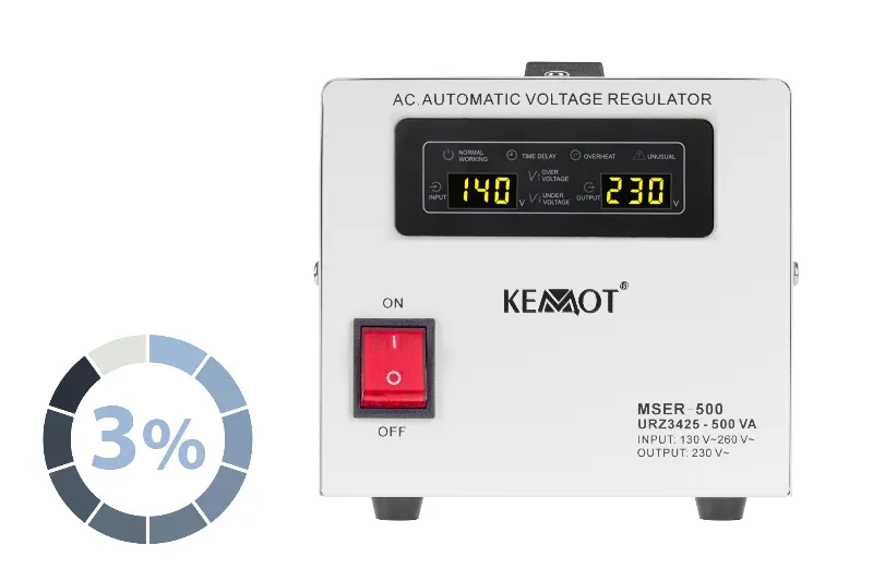 Stabilizator Tensiune Servomotor 500VA Kemot