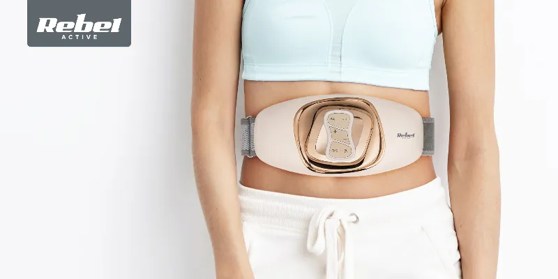 Aparat Masaj Zona Abdominala cu Incalzire Rebel Active