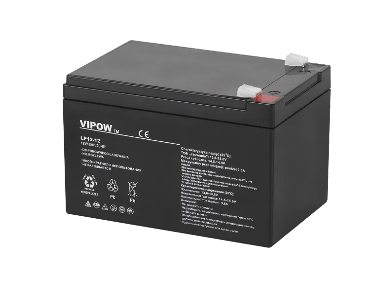 Acumulator Stationar AGM VRLA 12V 12AH Vipow