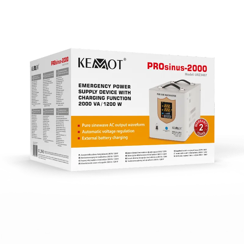 Ups Centrale Termice Sinus Pur 2000VA/1200W 12V Kemot