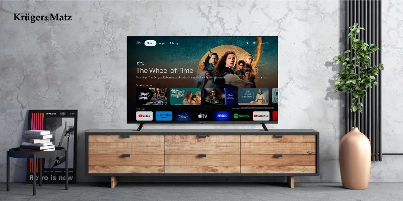 Google Smart TV 55 Inch 141CM Ultrahd 4K Kruger Matz