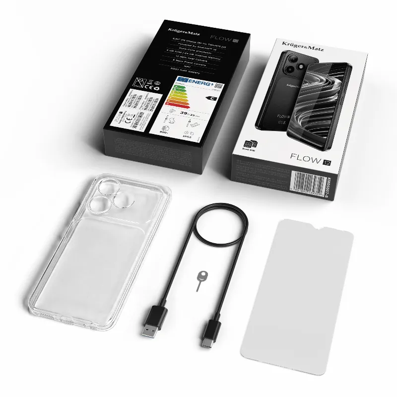 Smartphone 4GB/64GB Flow 12 Negru Kruger Matz