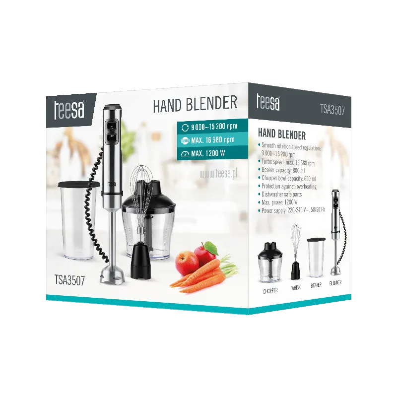 Set Blender Mana 1200W Teesa