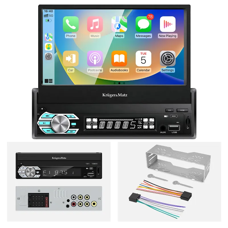 Player Auto 1DIN 4X16W Kruger Matz