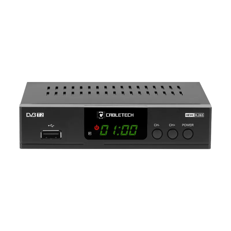 Tuner DVB-T2 H.265 HEVC LAN Cabletech