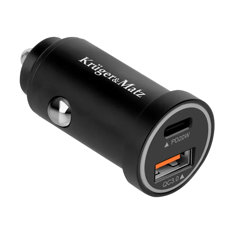 Incarcator Auto USB-A / Type C QC PD 38W Kruger Matz