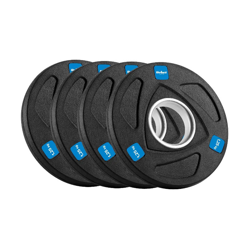 Disc Greutate Fonta Cauciucata Set 4 X 1.25 KG Rebel AC