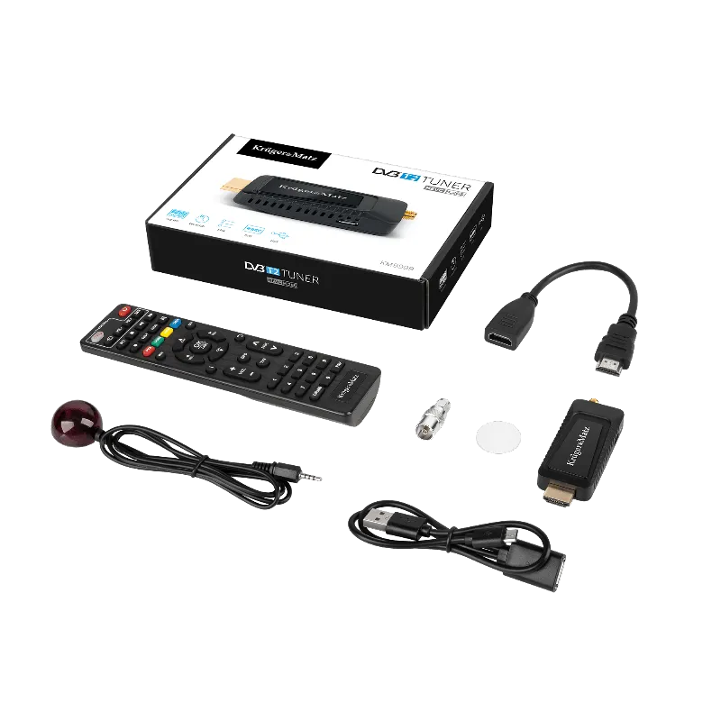 Tuner DVB-T2 HEVC H.265 HDMI Kruger Matz
