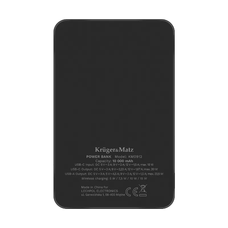 Power Bank 10000 MAH MAG Safe Kruger Matz