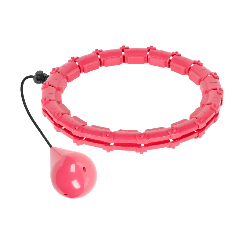 Cerc Fitness Smart Hula Hoop 50 CM Roz Rebel Active