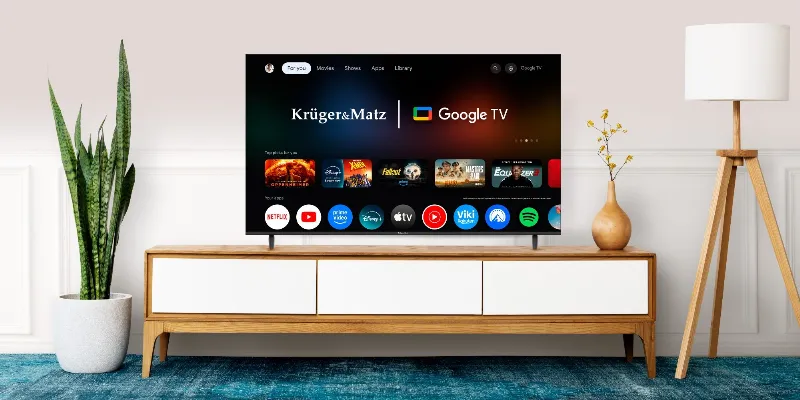 Google Smart TV 5.0 55  141CM Ultrahd 4K Kruger Matz