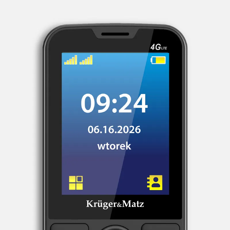 Telefon Gsm Seniori 4G Buton Sos Kruger Matz