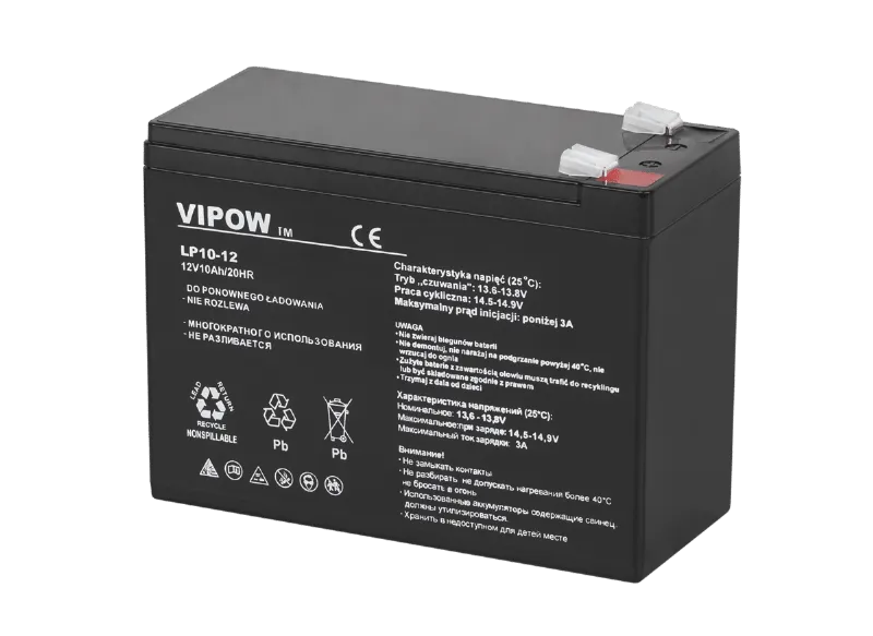 Acumulator Stationar AGM VRLA 12V 10AH Vipow