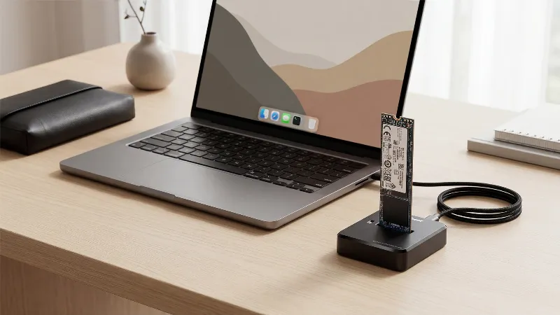 Docking Station Nvme M2 USB Type-C Rebel