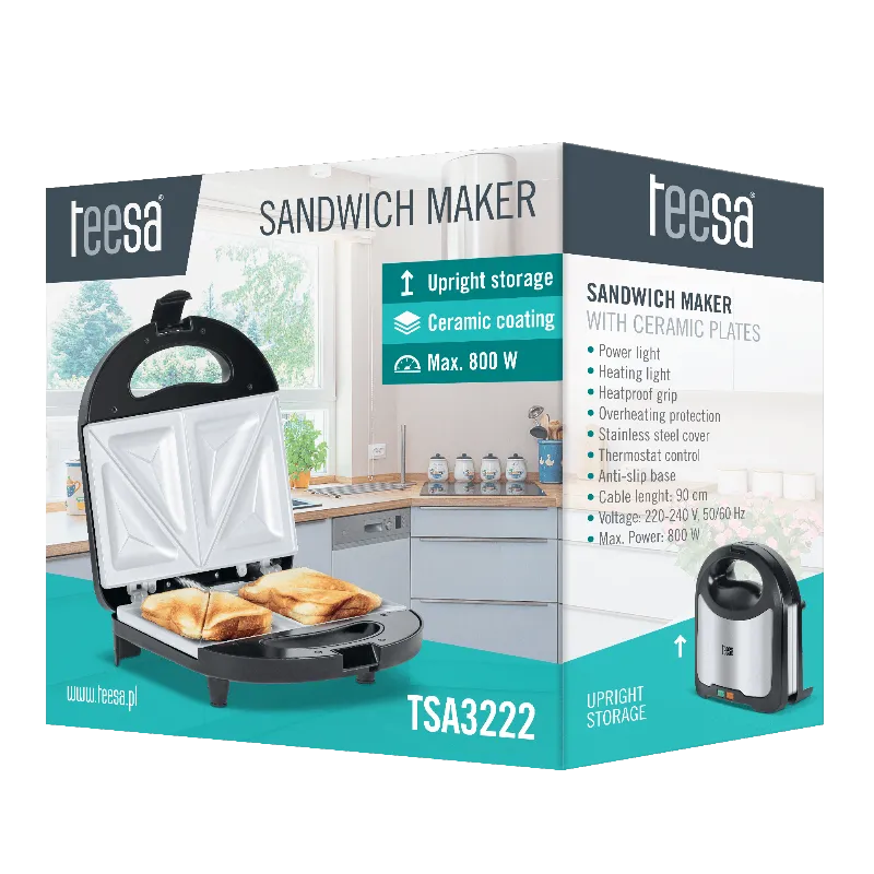 Sandwich Maker Ceramic Teesa