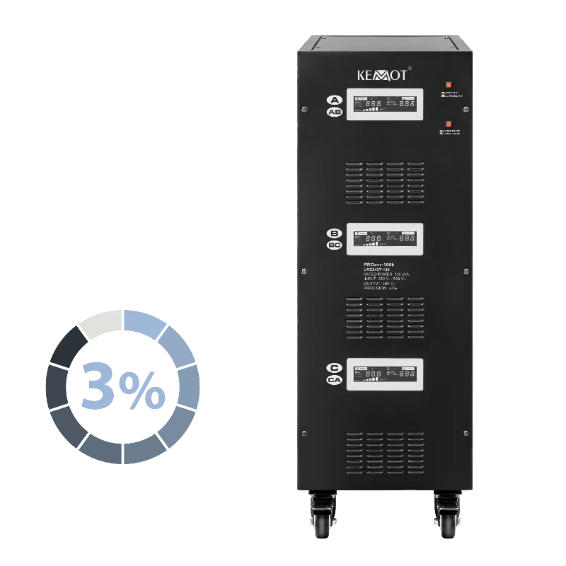 Stabilizator Servomotor Trifazat 100KVA Proavr-100K Kem