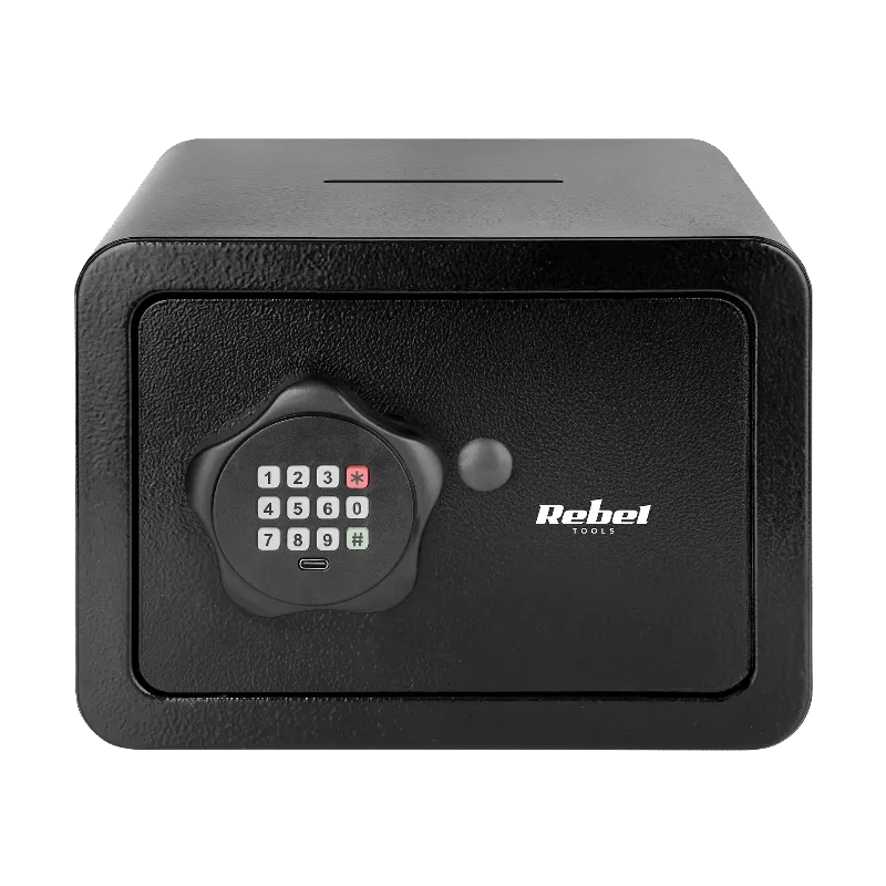 Seif Electronic Casnic Pin si Cheie Rebel