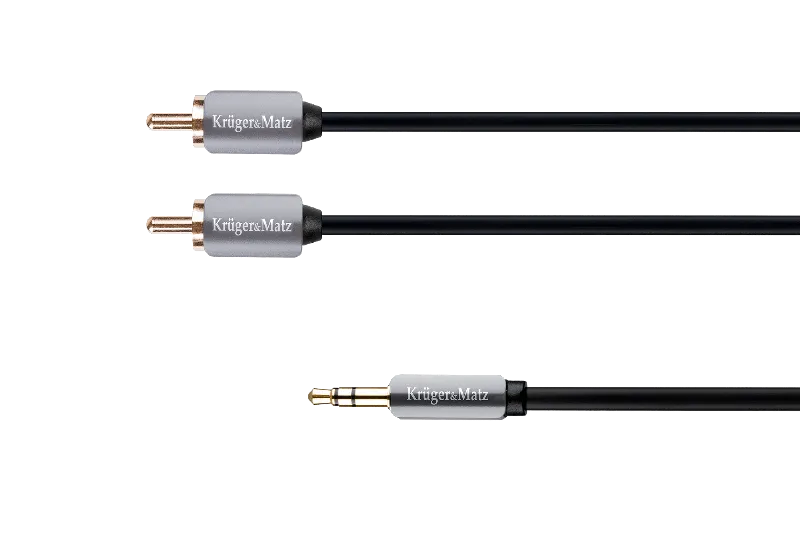 Cablu 3.5-2RCA 1.0M Kruger Matz