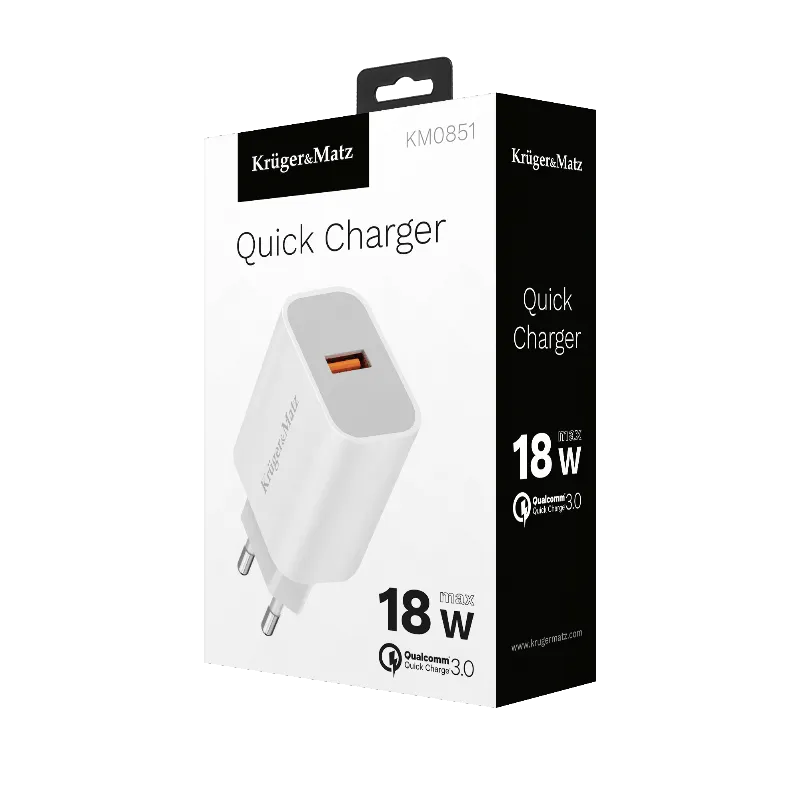 Incarcator Retea Quick Charge 3.0 18W Kruger Matz