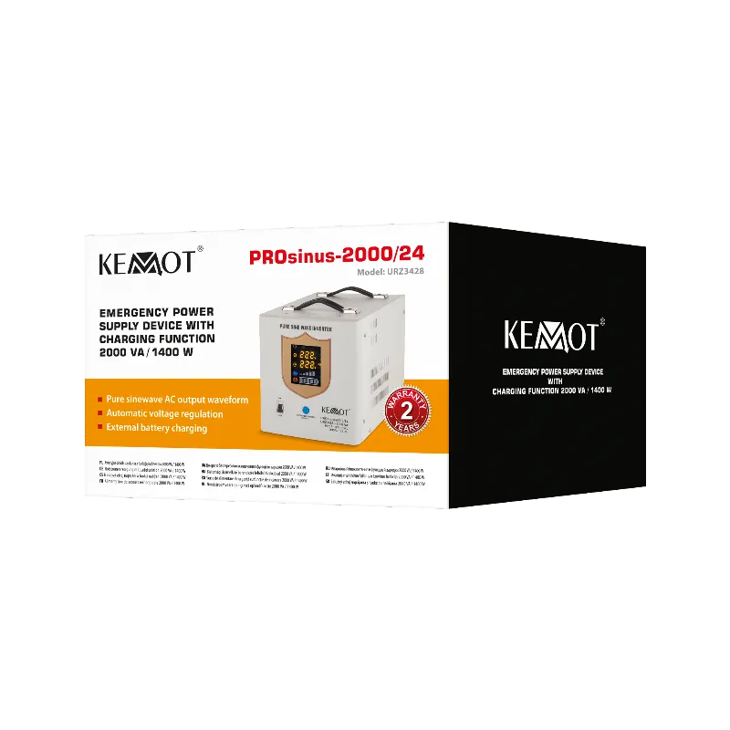 UPS Centrale Sinus Pur 2000VA/1400W 24V Kemot